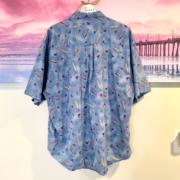 Pendleton Blue Fishing Button Down Shirt - Picture 3 of 5